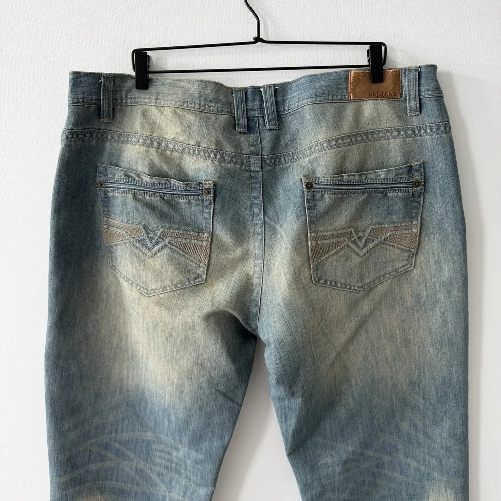 Halifax Jeans Mens 44x32 Vintage Y2K Faded Baggy Hip Hop